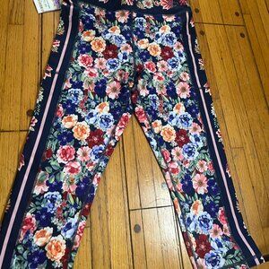Bright Floral Designer Leggings/Yoga Pants